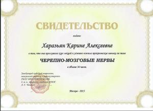 Диплом/сертифкат 10 Харазьян Карина Алексеевна, диплом/сертифкат 10