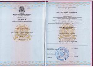 Плахов Андрей Николаевич, диплом/сертифкат 6