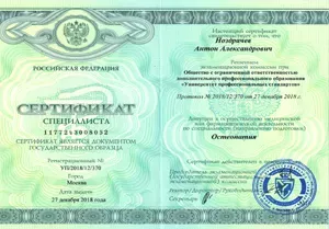 Диплом/сертифкат 6 Ноздрачев Антон Александрович, диплом/сертифкат 6