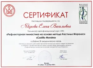 Якупова Елена Васильевна, диплом/сертифкат 15